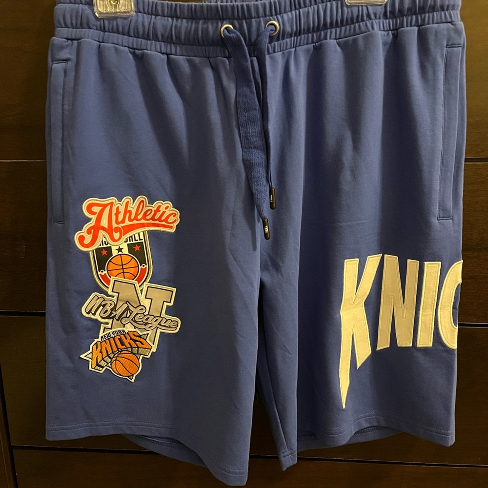 Blue Athletic authentic Knicks team Men's Shorts